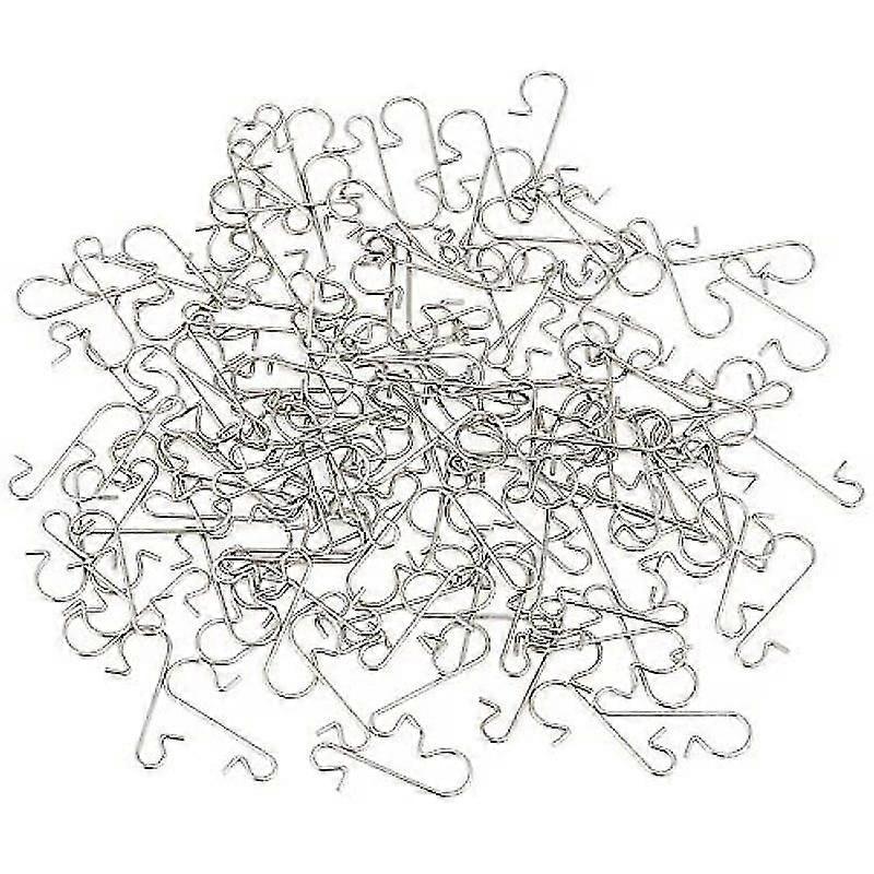 120pcs S Hook Small Quick Hangers For Decoration Silver