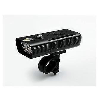 Bicycle Headlamp Usb Rechargeable Light Waterproof Bike Front Light For Night Riding(black)