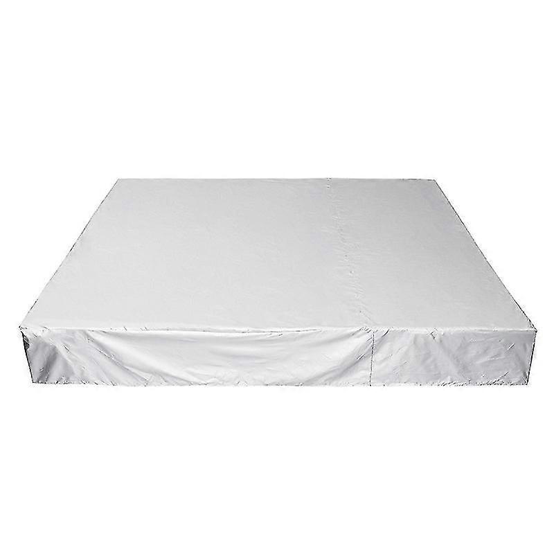 Rechteckige Poolabdeckung 218*218*30 cm - Silber