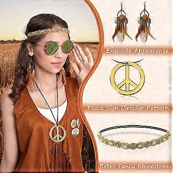 Kit d'accessoires hippie pour femme - 3 accessoires d'habillage - | Boutique d'habillage - Boutique de fête - Boutique de carnaval Kit d'accessoires hippie pour femme - 3 accessoires d'habillage - | Boutique d'habillage - Boutique de fête - Boutique de carnaval