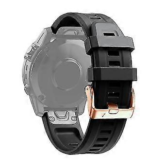 Roségold-Schnallen-Silikonarmband für Garmin Fenix 6s