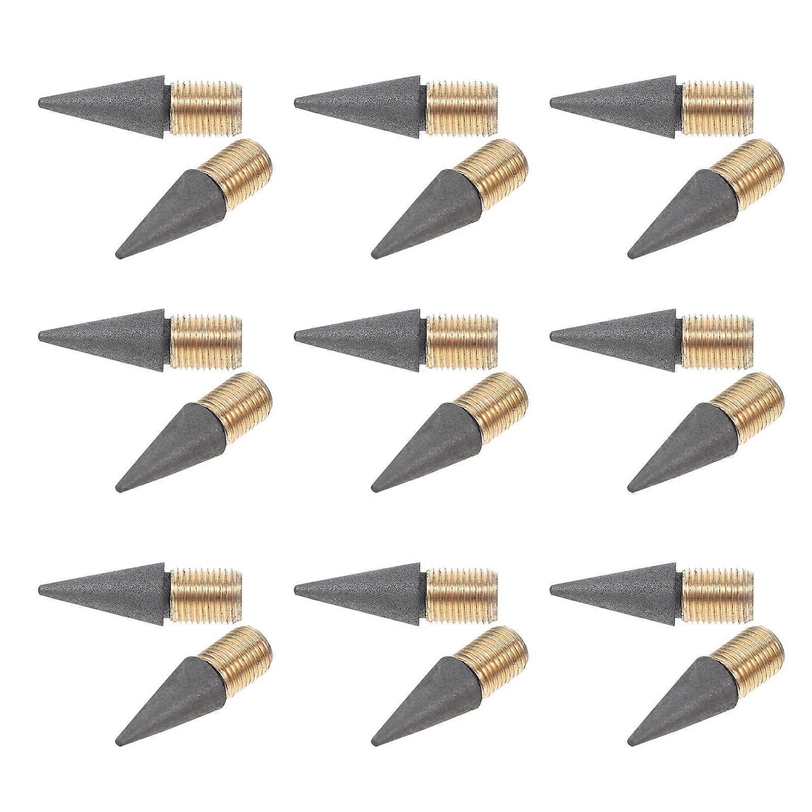 19pcs Inkless Pen Tips Infinite Pencil Replaceable Heads Pencil Writing Tips