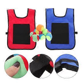 Sticky Ball Vest Throwing Ball Set for Kids 12Pcs Interactive Toy
