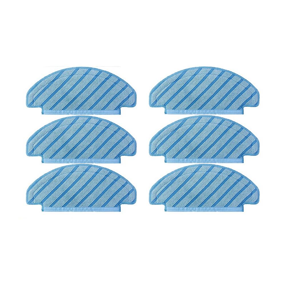 6 PCS Washable Mop Cloths for Deebot T8 MAX/T8 /T9 MAX/T9 Robot Vacuum Mop Rag Parts