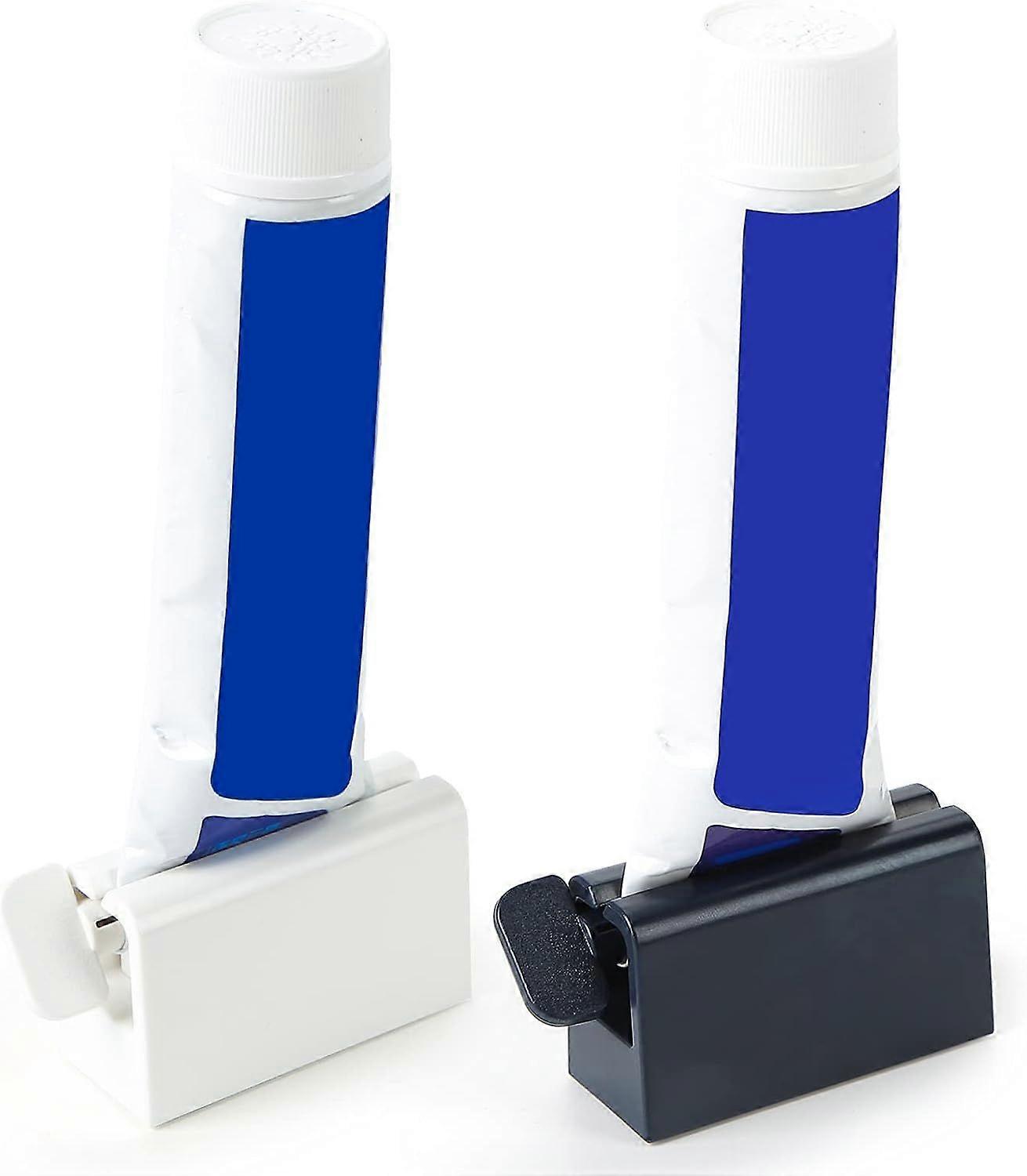 Rolling Toothpaste Squeezer - 2pcs Tube Roller Stand Dispenser