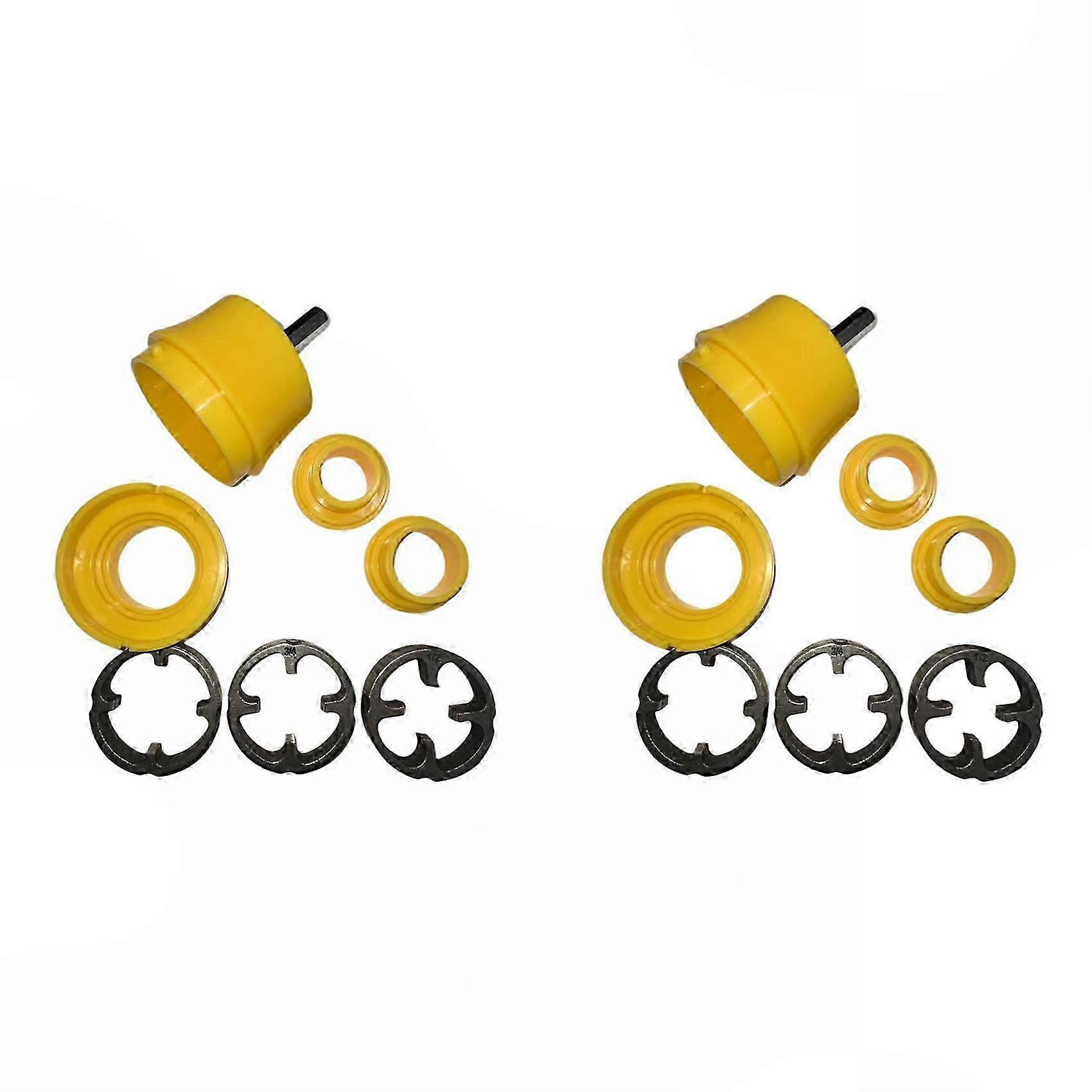 2X PPR Thread Making Tool, Electric Drill Pipe Threader with Plastic Dies for Water Pipe Threading