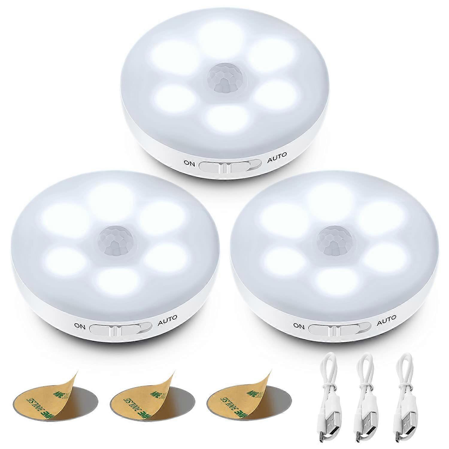 Motion Sensor Puck Light, Easy Installation, Dimmable Cabinet