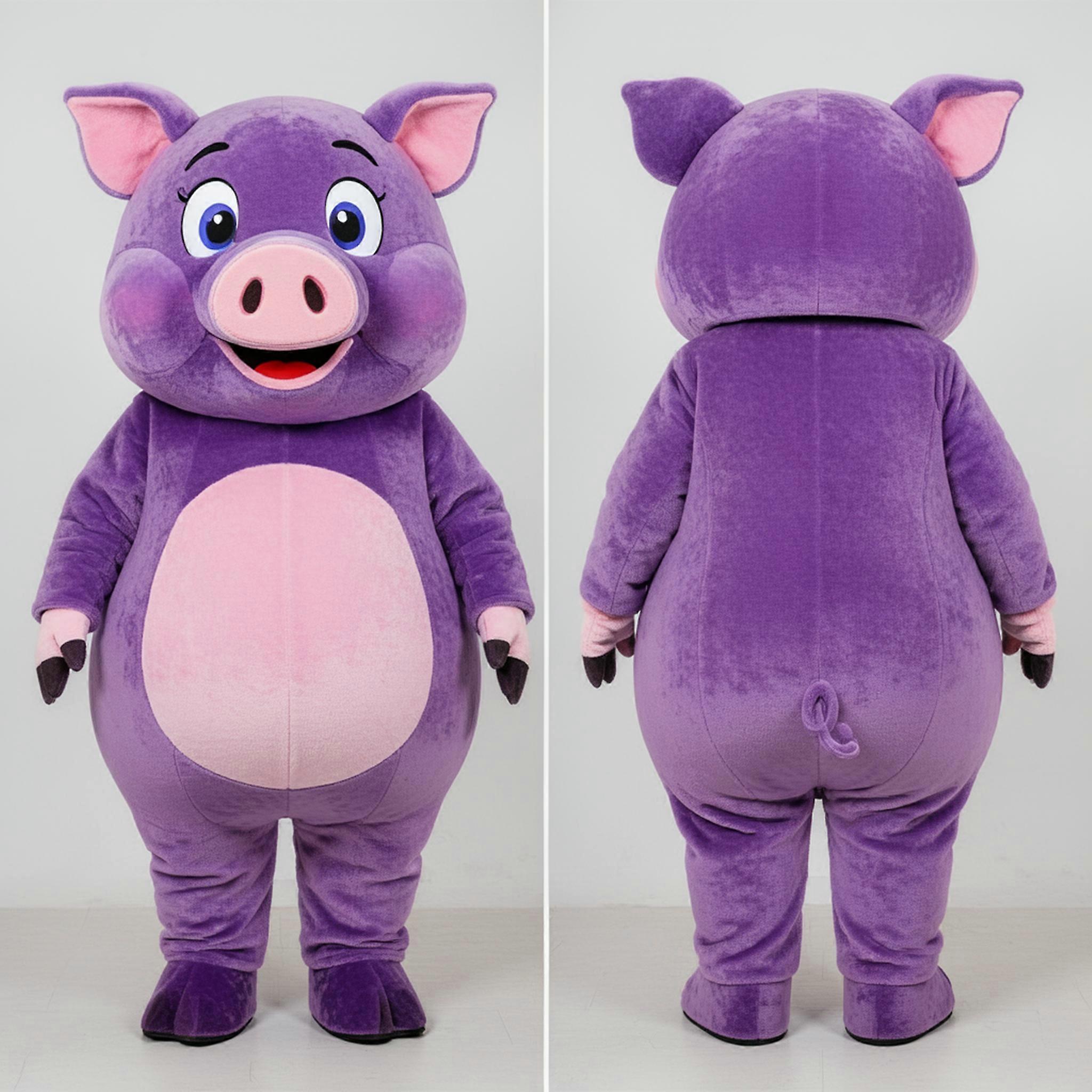 MASTICOT Plum Velvety Sow Mascot