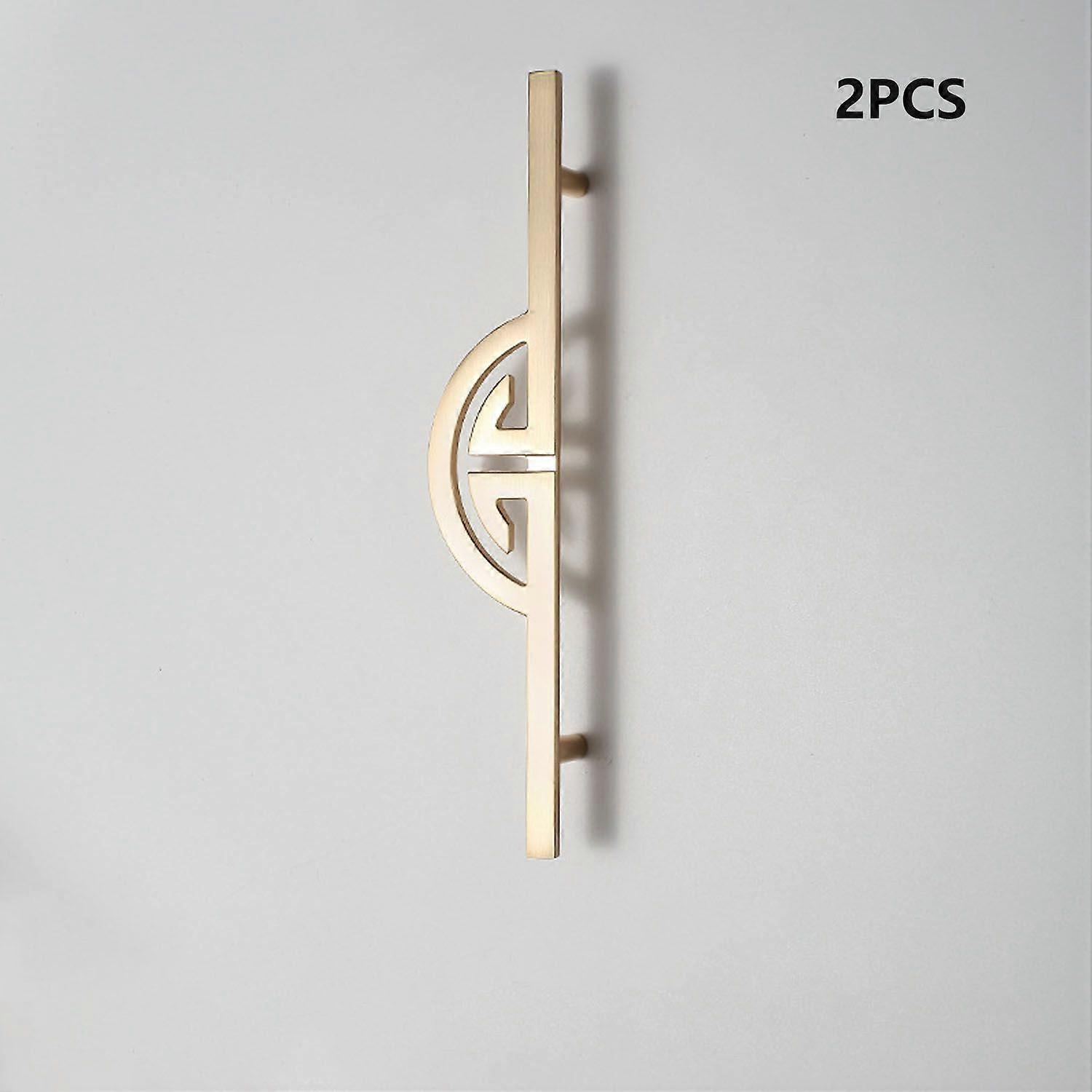 2 Wardrobe Door Pulls Gold Cabinet Door Knobs 160mm