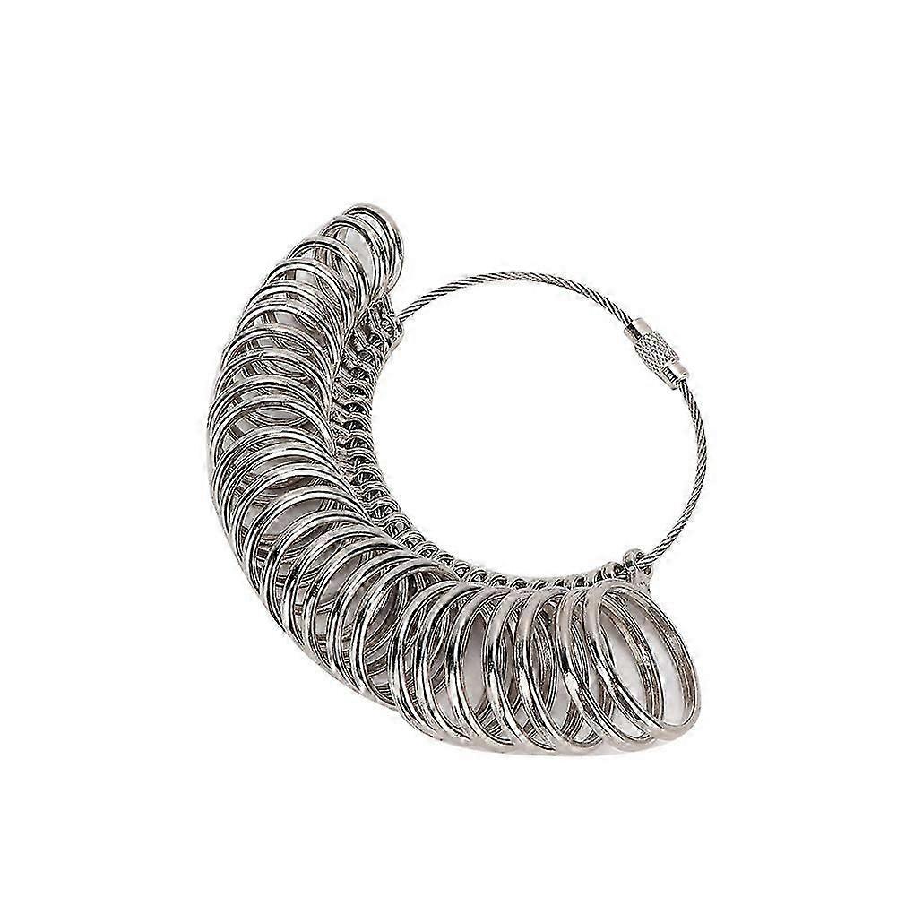 Solid Metal Finger Gauge Ring Mandrel Sizer Measuring Sizing Stick Jewelry Tool