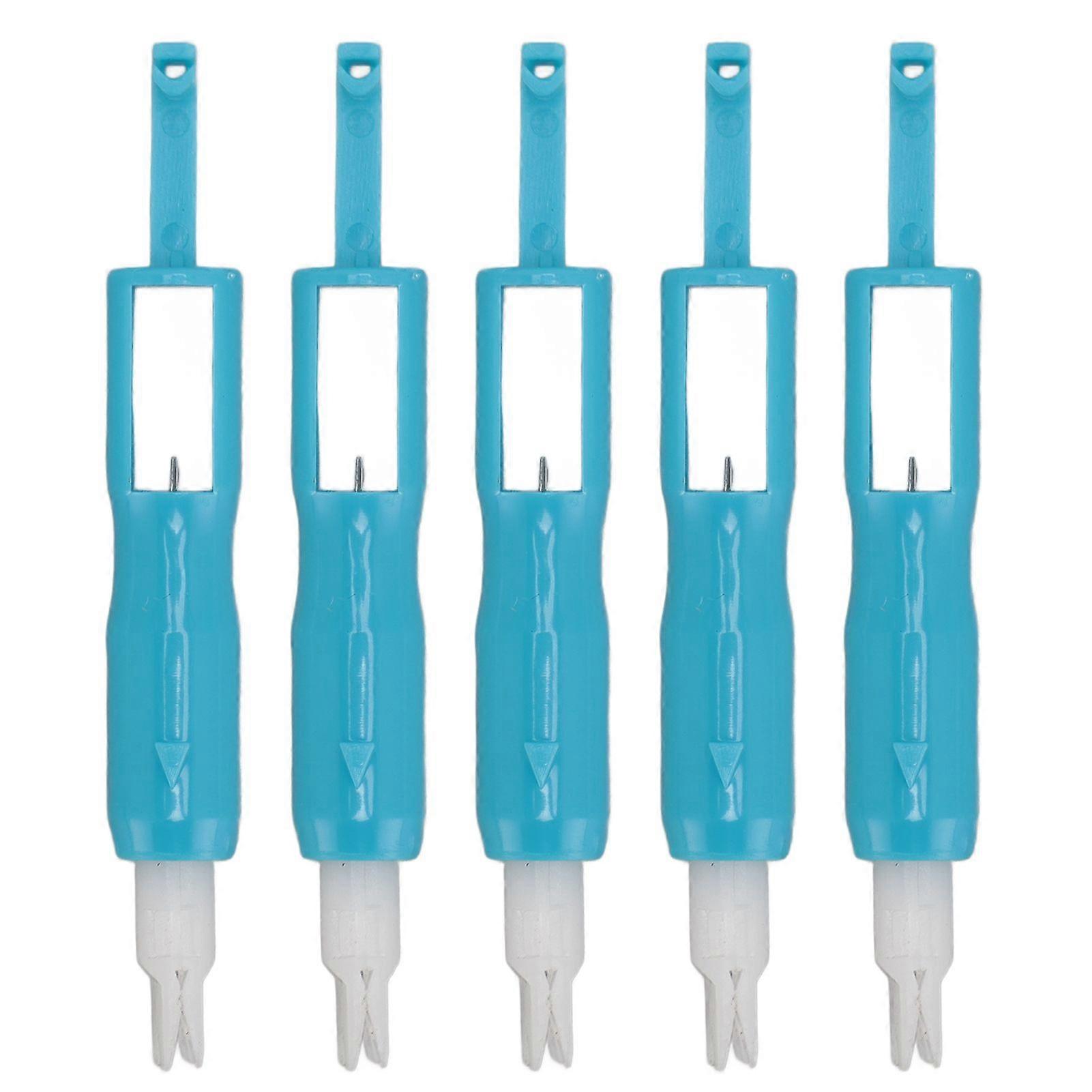 5pcs Automatic Needle Threader Multipurpose High Efficiency Automatic Threader Sewing Tool for Sewing Machine
