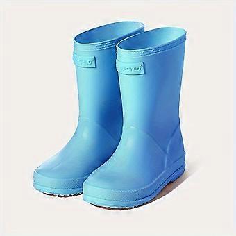 Kinderregenlaarzen, unisex waterdichte regenlaarzen met zacht, gedempt voetbed, tuinschoenen voor peuters, jongens en meisjes