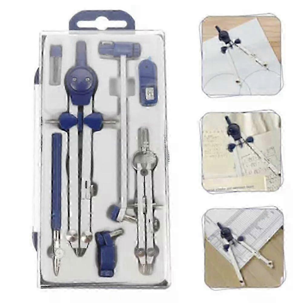 Professional Compass Set with Extension Rod for Technical Drawing
