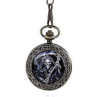 2Pcs Retro Gift Set Vintage Pocket Watch Chain for Decoration