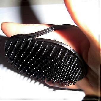 1Pc Men Hair Comb Brush Pocket Travel Portable Beard Mustache Palm Hair Styling Tools Scalp Massage Black Shampoo Comb
