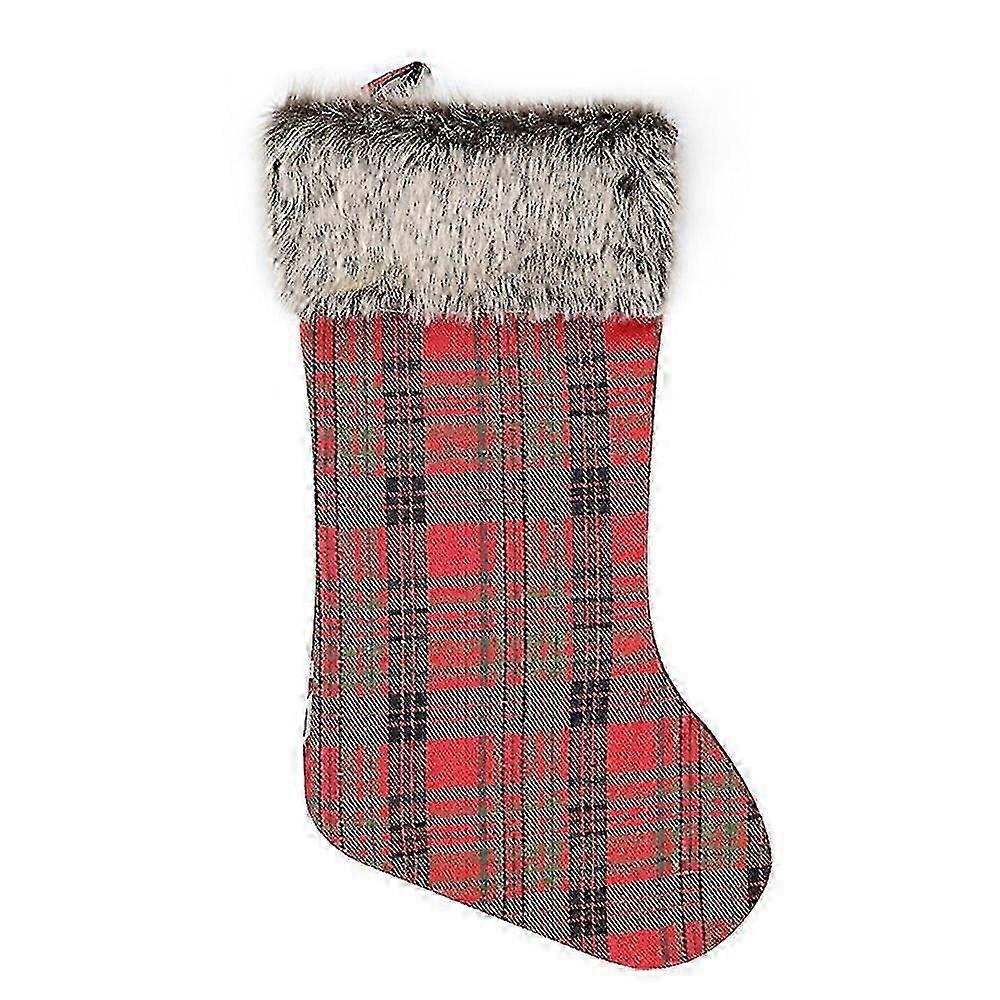 Cotton Plush Christmas Stocking 3D