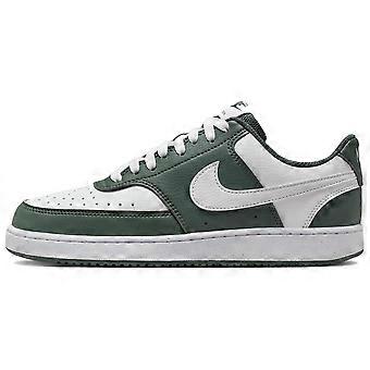 Scarpe da skateboard basse Nike Court Vision antiscivolo e resistenti all'abrasione da donna, colore verde e bianco DH3158-300