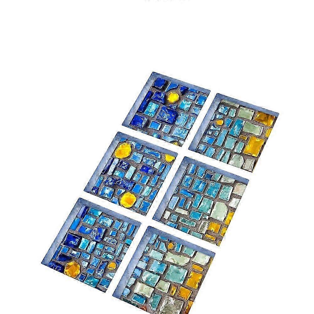 3D Ocean Square Non-Slip Bath Stickers