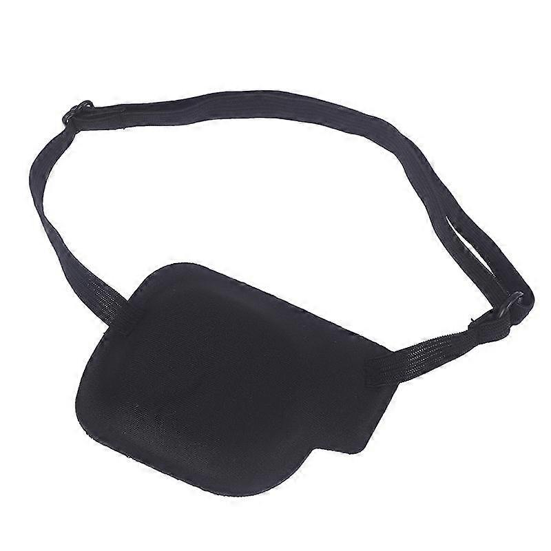 Eye Patch Unisex Black Single Eyepatch Washable Adjustable Blindfold