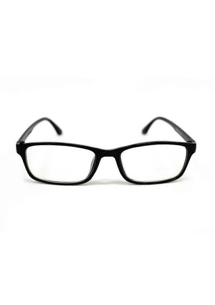 Blue Light Blocking Glasses Modern Black Frame for Computer Use, Comfortable Medium Large Fit