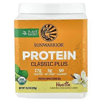 Sunwarrior, Classic Plus Protein, Vainilla, 375 g (13.2 oz)