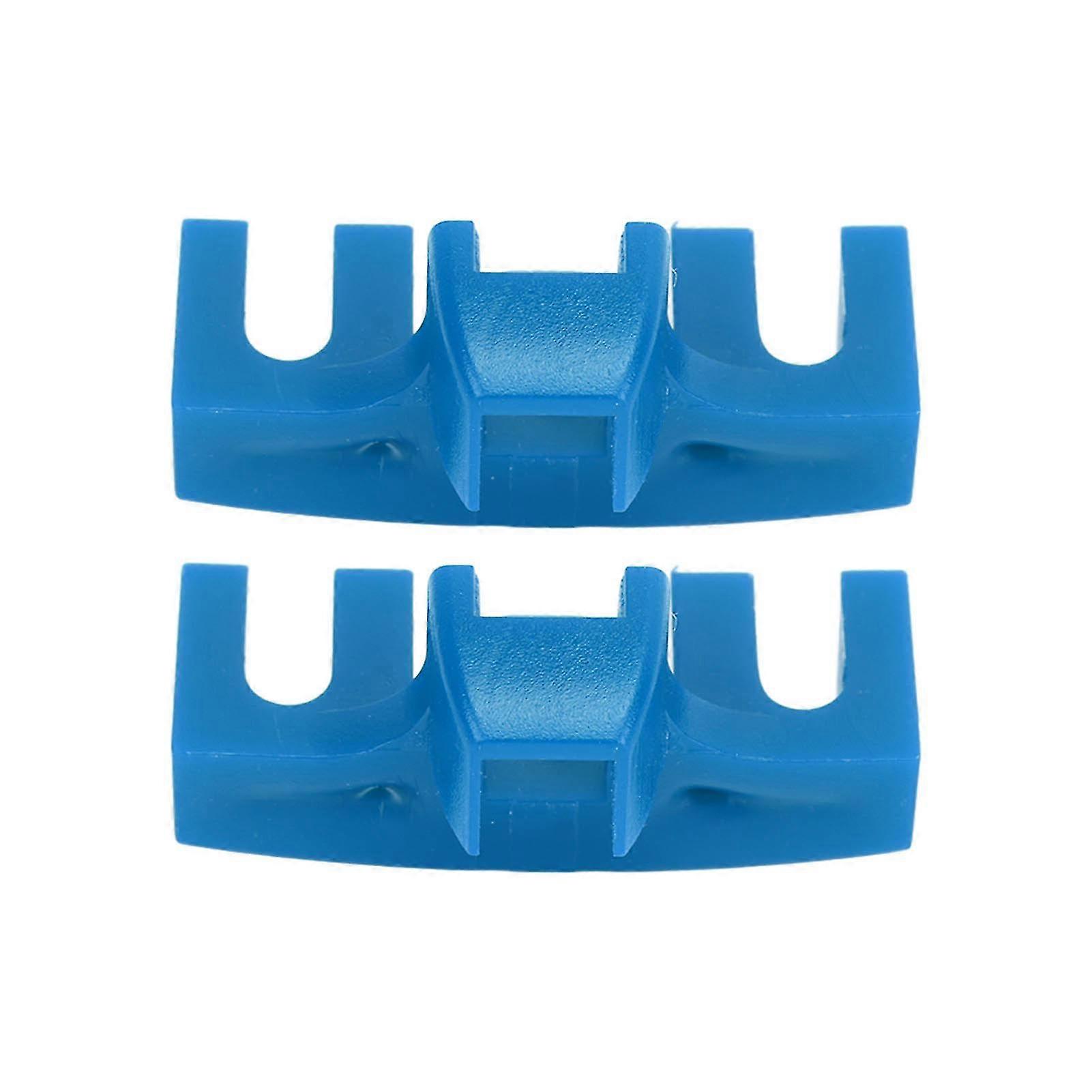 2Pcs Badminton Tennis Racquet Load Spreader, Plastic Threading Machine Accessory, Blue Racket Stringing Protector