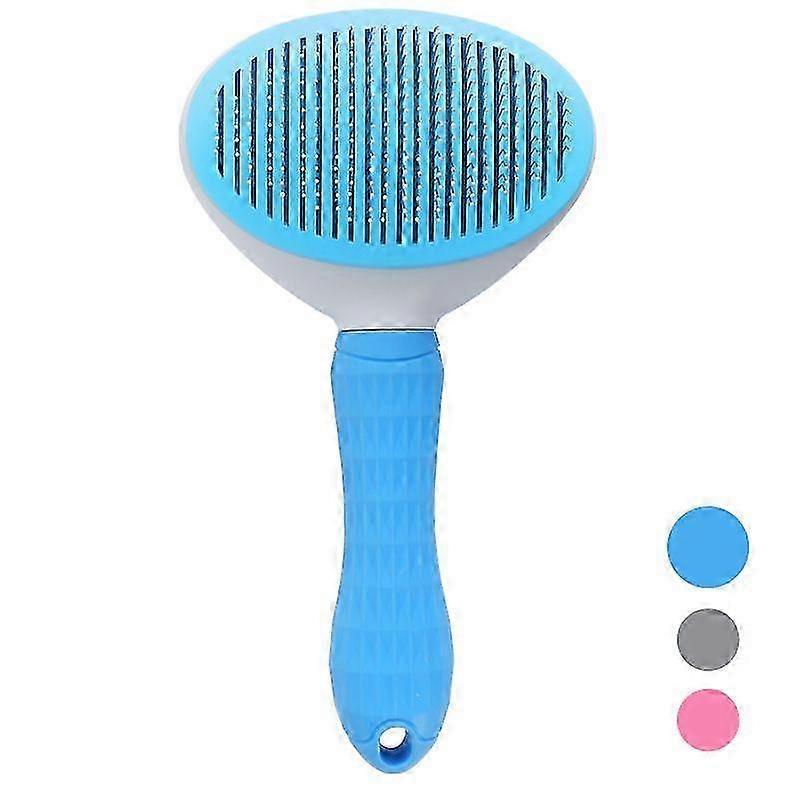 Dual-Needle Pet Grooming Comb Self-Cleaning