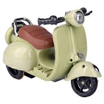 360 Rotating Light Music Doll Scooter