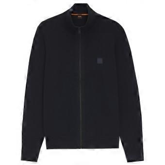 Men's Hugo Boss Athleisure Hugo Boss Men's Navy Kano Knitted Zip Jacket
