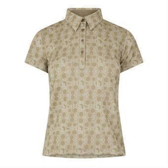 Puma dame/pige golfpolo med korte ærmer, model Hexagon.