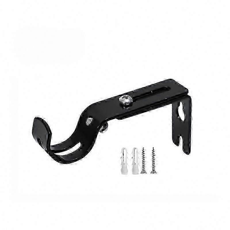 Adjustable Curtain Rod Brackets 2Pcs 25-26" Extendable with Screws Window Hardware