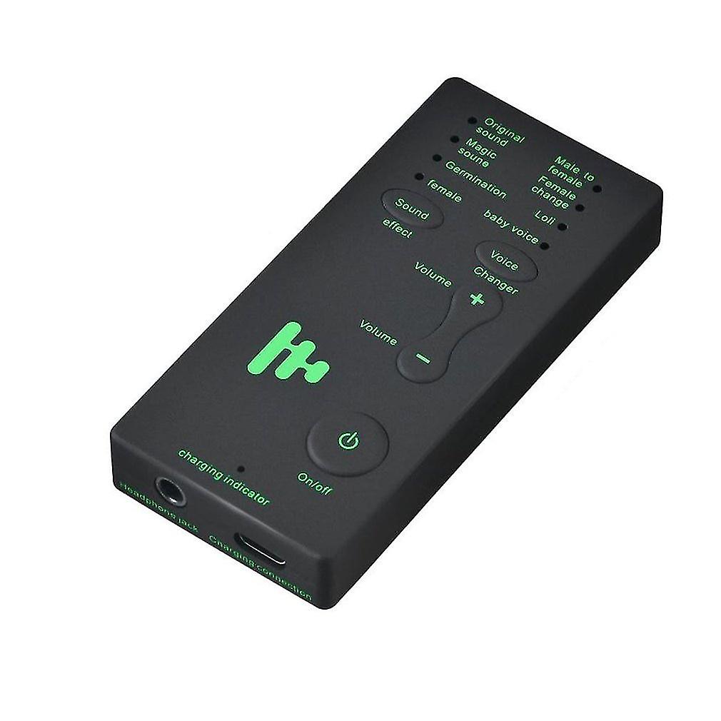 محول مغير صوت صغير 8 أوضاع لتغيير الصوت ميكروفون متنكر ميكروفون الهاتف محول مغير الصوت للعبة Pubg Mic