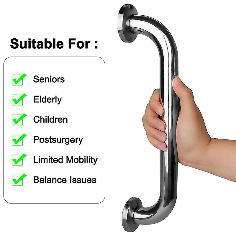 Shower Grab Bar Stainless Steel Bathroom Grab Bar Shower Handle Bath Handle Grab Bars for Bathroom