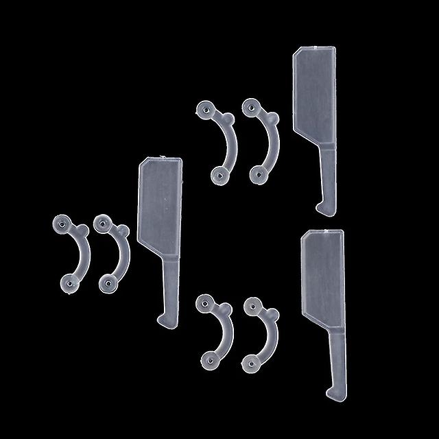 6pcs/set 3 Sizes Nose Up Lifting Bridge Shaper Nose Clip Nose Bridge Straightening No Pain Massage Tool Nose Shaping Clip