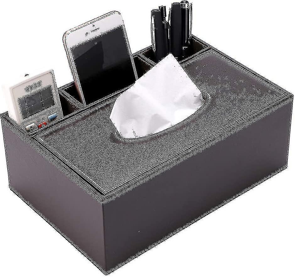 Pu Rectangular Tissue Box Cover - Functal Tissue Box H With Sry Remote Box, Rative Tissue Pen Remote Izer