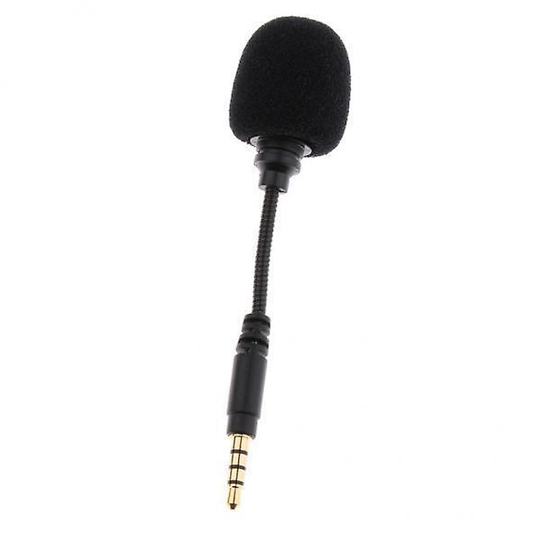 5xMini Condenser Microphone Mono 3.5mm Plug-in Mic for PC Computer Laptop