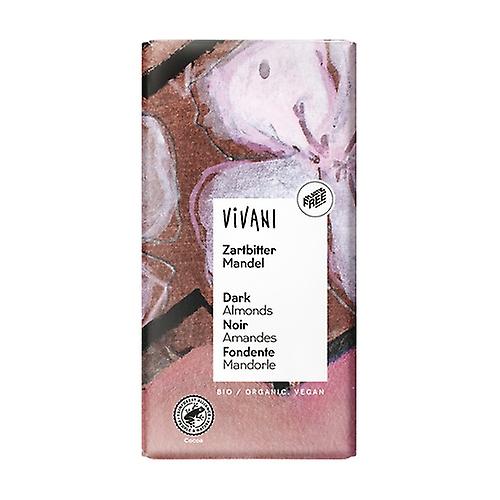 Dark chocolate 55% Santo Domingo with Bio almonds 100 g