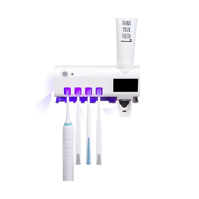 Intelligent Uv Sterilization Toothbrush Sterilizer Rack Automatic Squeeze Toothpaste Tumblers & Toothbrush Holders