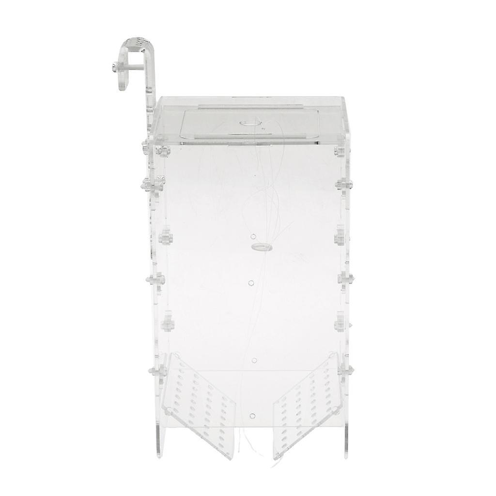 Arcylic Aquarium Isolation Separation Incubating Box Young Fish Breeding Box