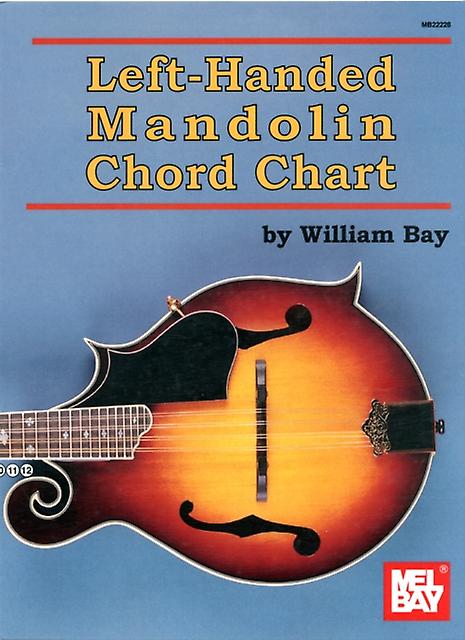 Lefthanded Mandolin Chord Chart by William Bay Undefined Book