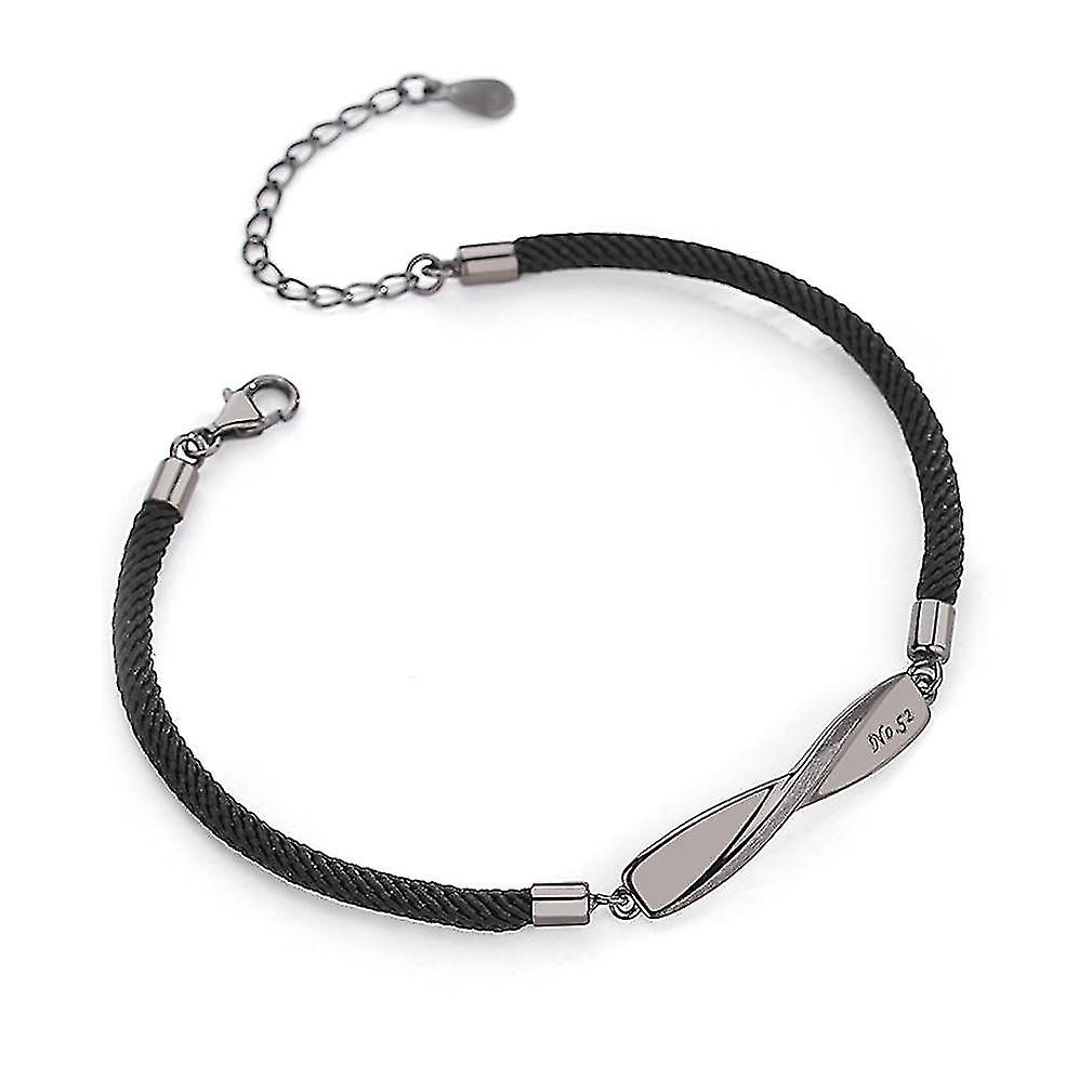 Niche Silver Bracelet With Obius Band Recordative Gift