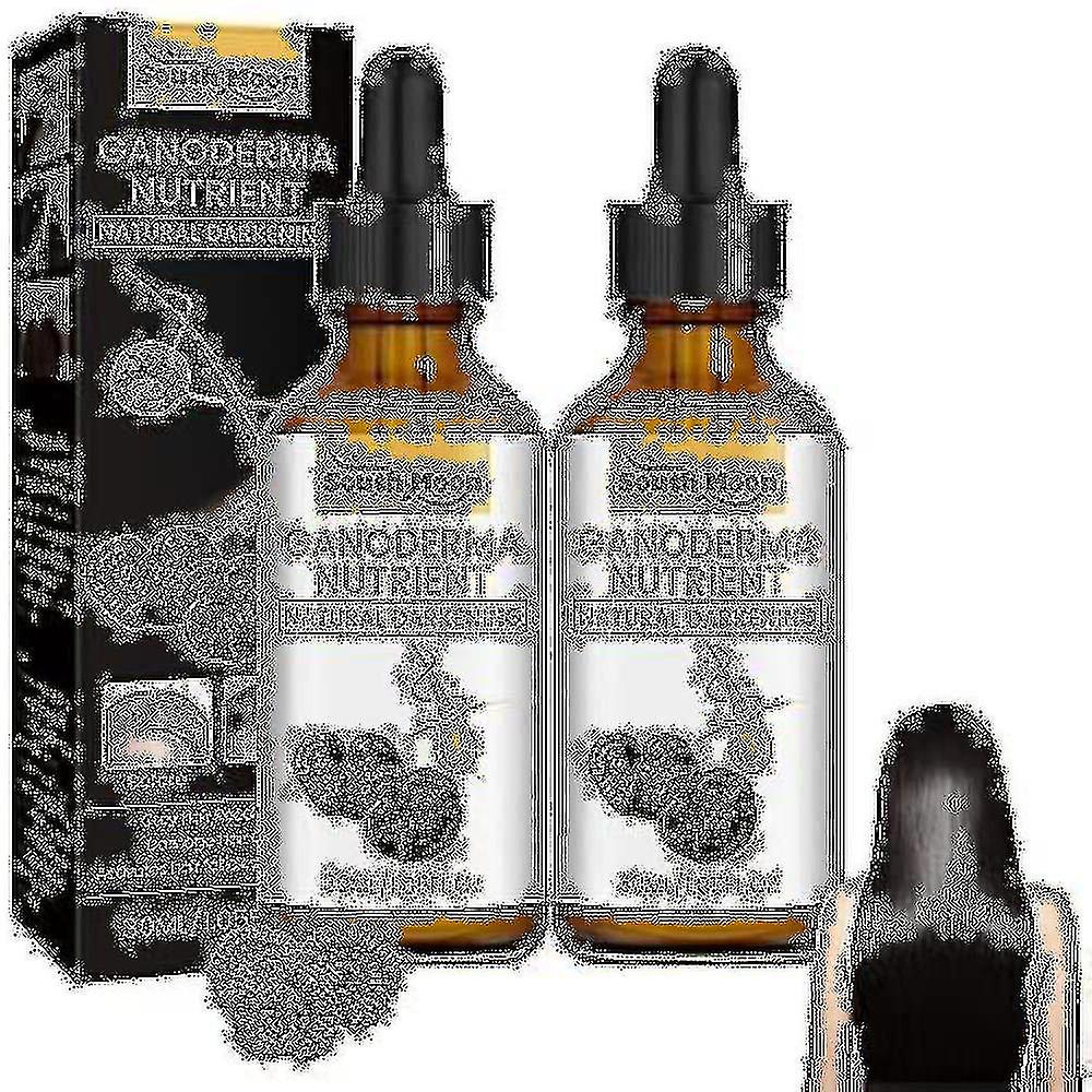 مصل الشعر المضاد للشيب ، مصل الشعر المضاد للشيب ، سواد غانوديرما نوترينت الطبيعي ، يعزز صحة الشعر وكثافته