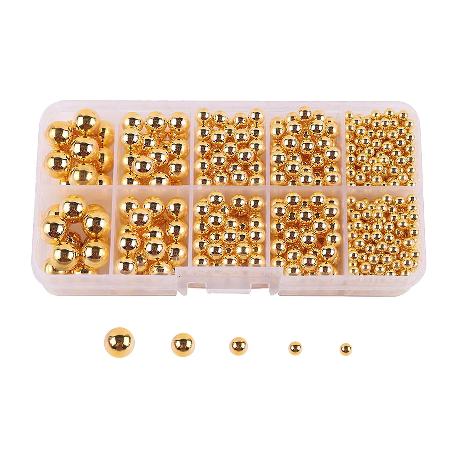 Artificial Pearl Beads No Hole 4/5/6/8/10mm for Hats Table Scatter Clothes Aureate