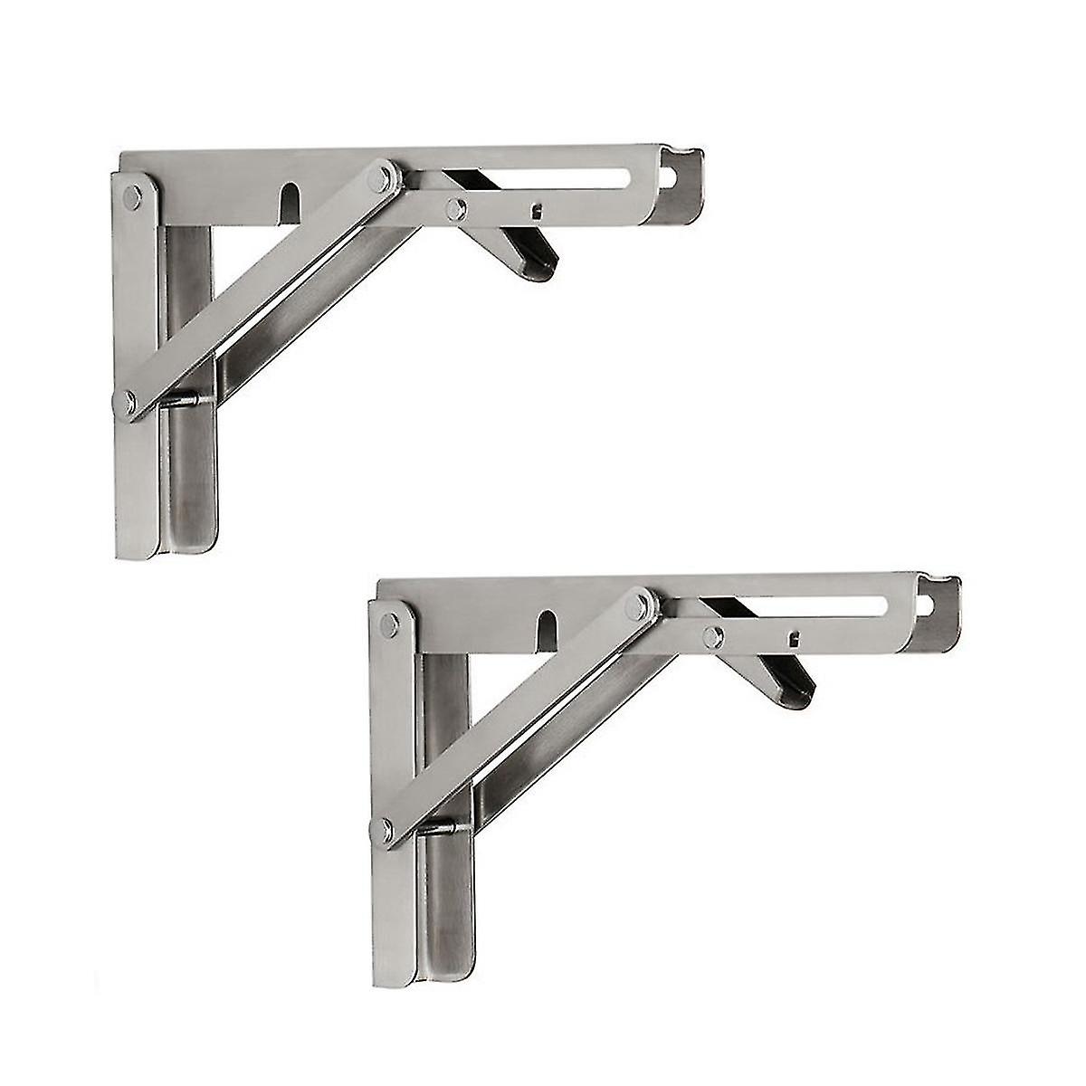 Stainless Steel Folding Triangular Bracket Wall Rack Support Load-bearing Fixed Wall-mounted Stainl