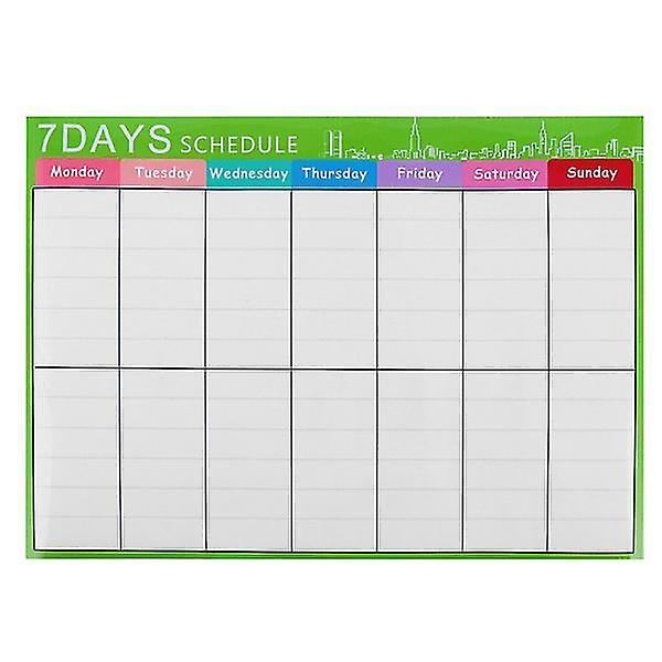 1pc Magnetic Plan Sticker Erasable Monthly Plan Sticker Useful Schedule Board