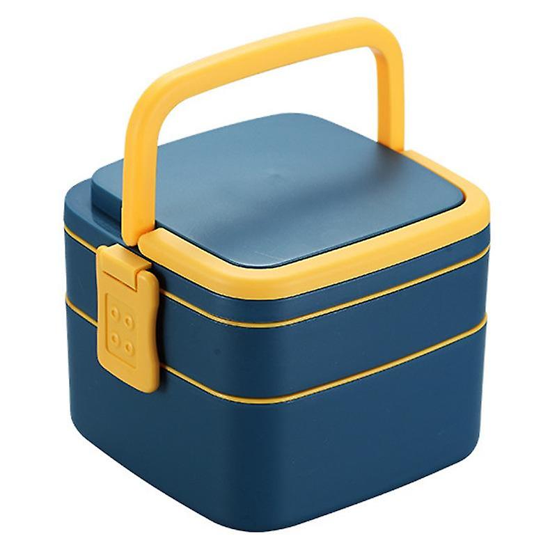 Lunch Box Leak-proof Sealed Double Layer Large Capacity Outdoor Bento Boxes for School