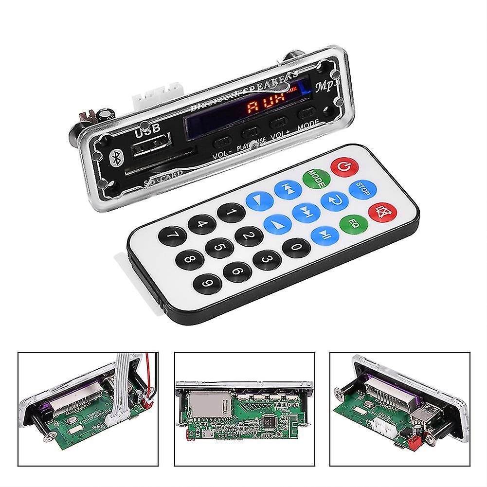 MP3 WMA Decoder Board Audio Wireless Bluetooth Module USB SD FM Radio