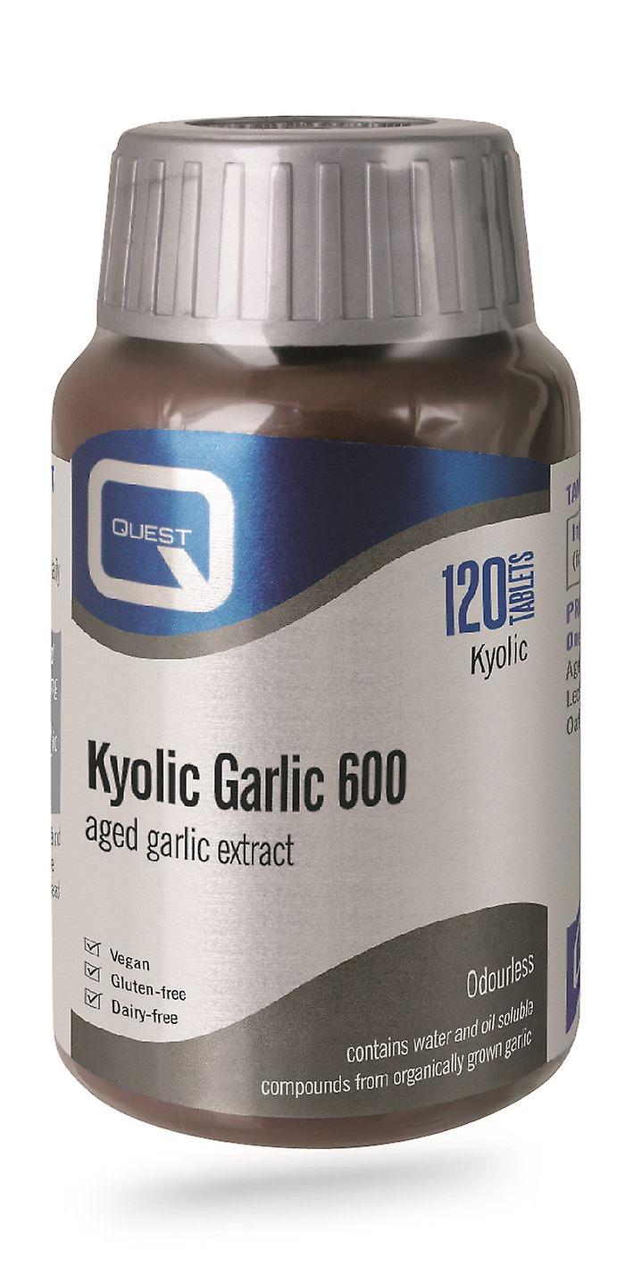 Quest Kyolic Garlic - Aged Garlic Extract - 600mg - 120 Tablets