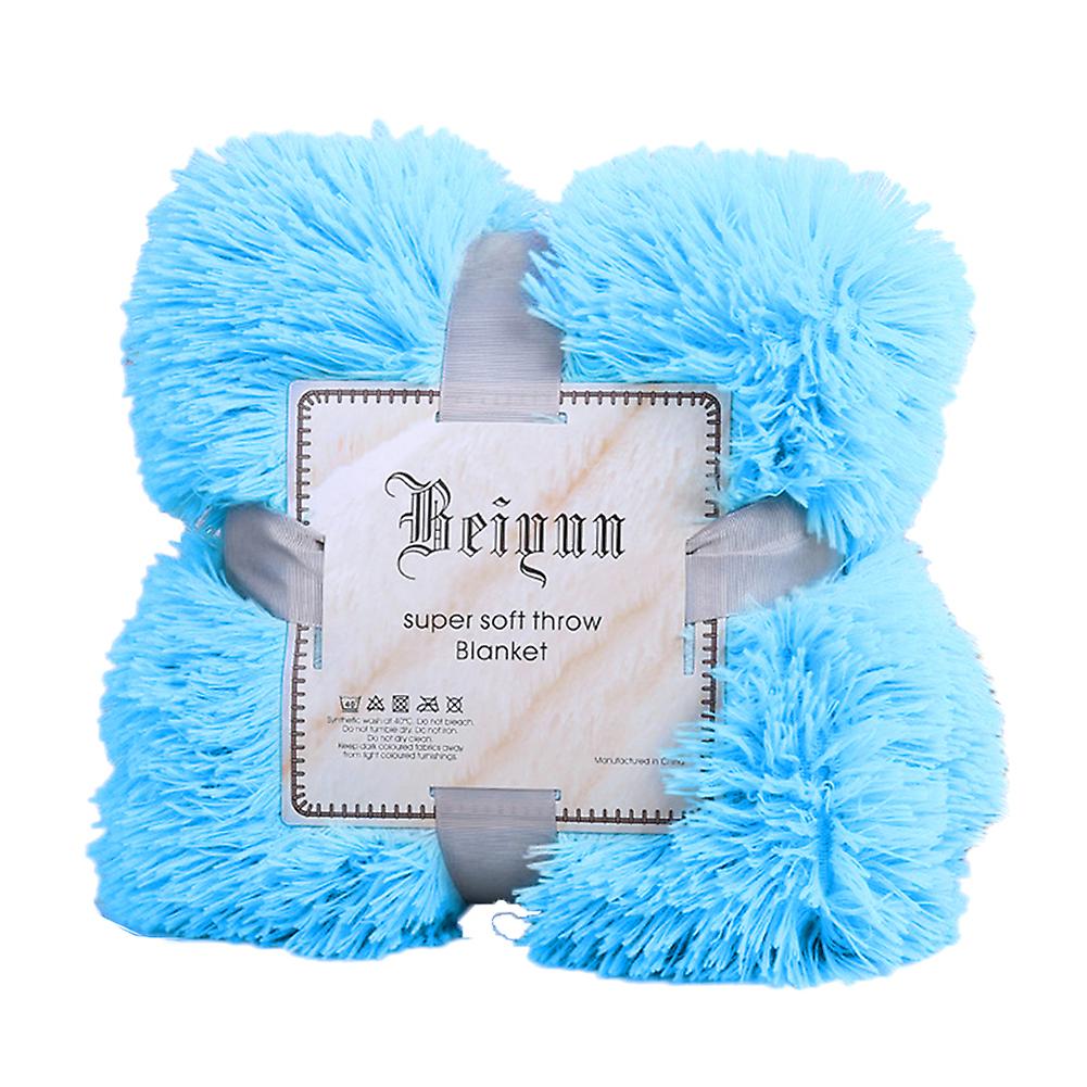 80x120cm Soft Fluffy Shaggy Warm Bed Sofa Bedspread Bedding Sheet Throw Blanket