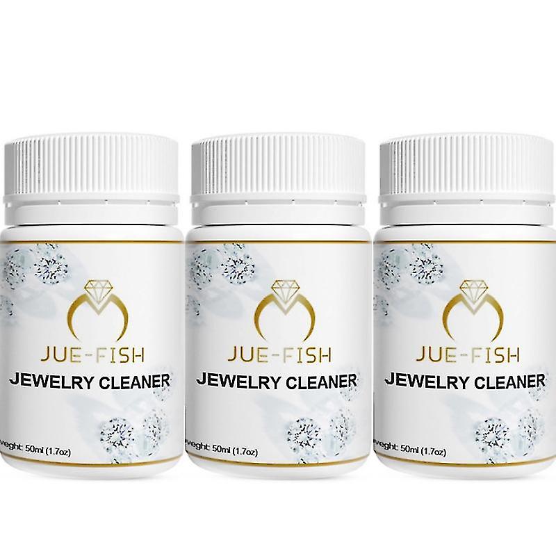 3x Nettoyant pour bijoux Diamant Argent Or Bijoux Liquide De Lavage Nettoyant Multifonction Nettoyant Non Toxique